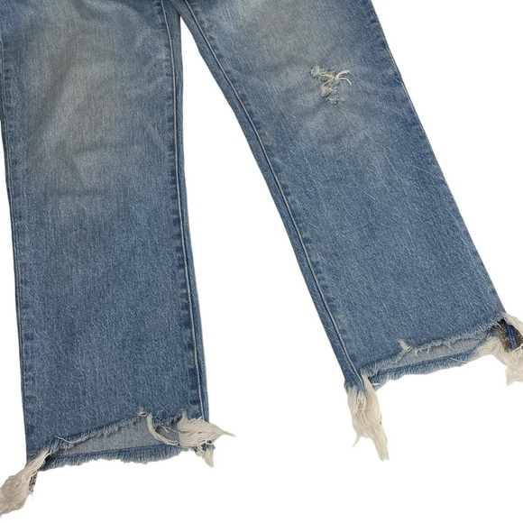 Madewell Classic Straight Leg Distressed Jeans Sz 28 - Picture 12 of 15